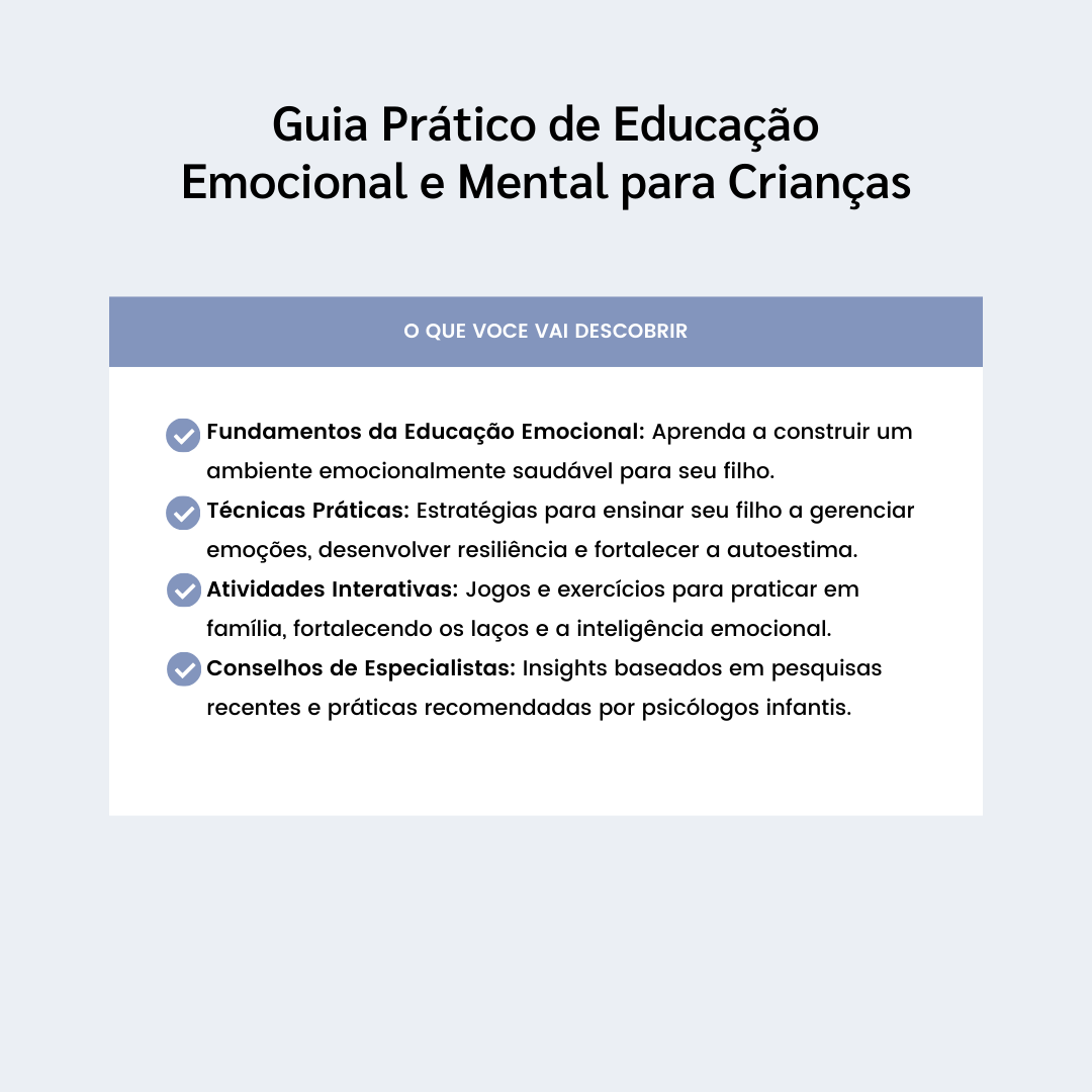 Guia Prático de Educação Emocional e Mental para Crianças